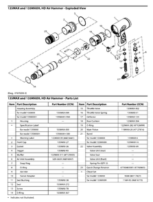 Part Location Diagram of 122MAX-311 Ingersoll Rand Muffler